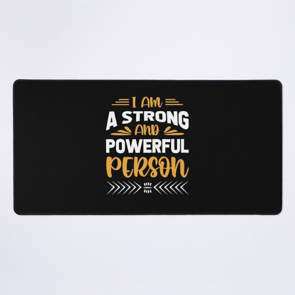 Item preview, I am A Strong And Powerful Person designed and sold by pqrstshirts.