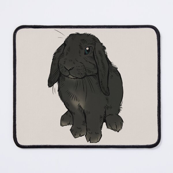 Item preview, Floppy eared bunny - black designed and sold by Petcetera.