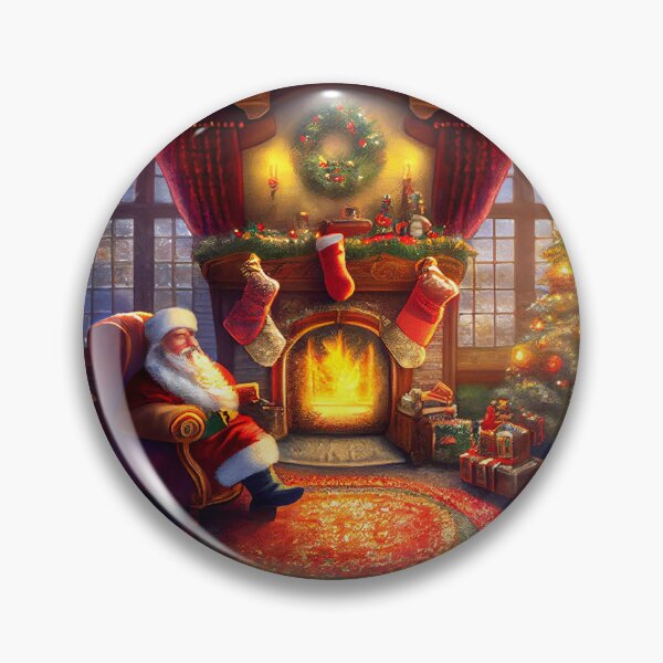 Item preview, Santa relaxing by the fire designed and sold by Patrick Edwards.