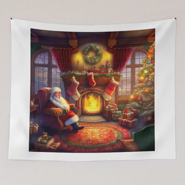 Item preview, Santa relaxing by the fire designed and sold by Patrick Edwards.