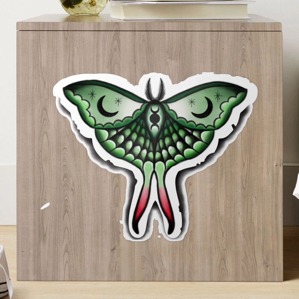 Luna moth sticker — ALPINE AYITA