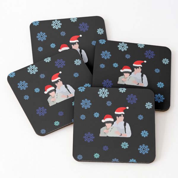 Item preview, Extraordinary attorney Woo Yong Woo & Lee Jun Ho snowflake background designed and sold by paintingtour.