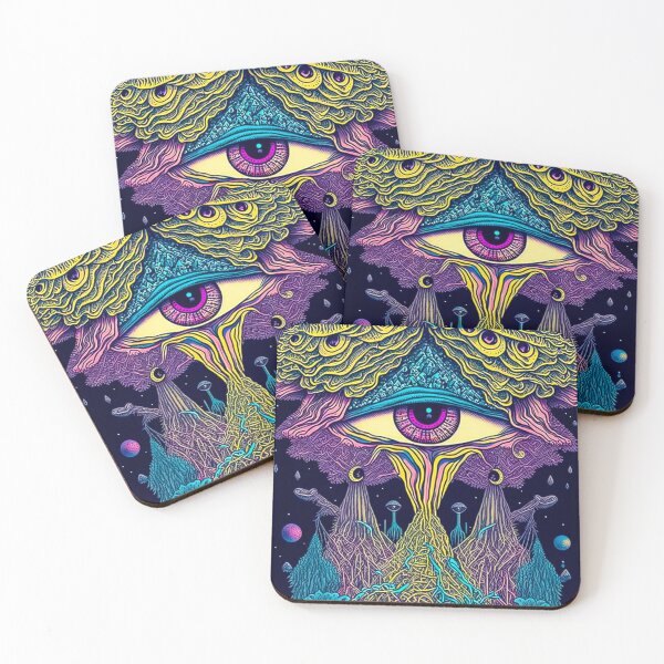 Item preview, Whimsical Magic Mushroom - Third Eye designed and sold by The Oracle of Surrealism Sublime Consciousness.