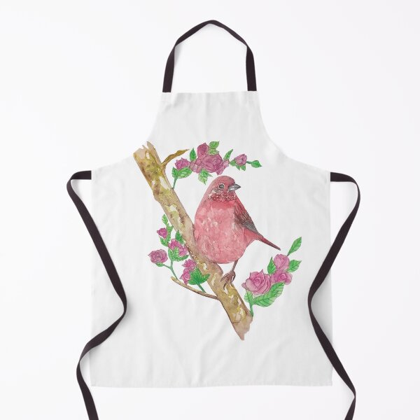 Item preview, Watercolor bird surrounded by roses designed and sold by altairaleon.