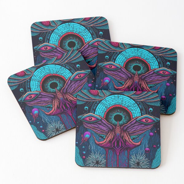 Item preview, Whimsical Magic Mushroom Forest - Third Eye designed and sold by The Oracle of Surrealism Sublime Consciousness.