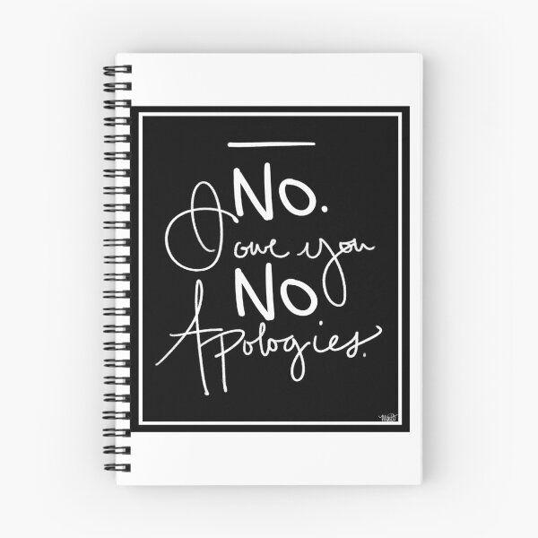 Item preview, No I owe you no apologies designed and sold by Matt Grossbard.