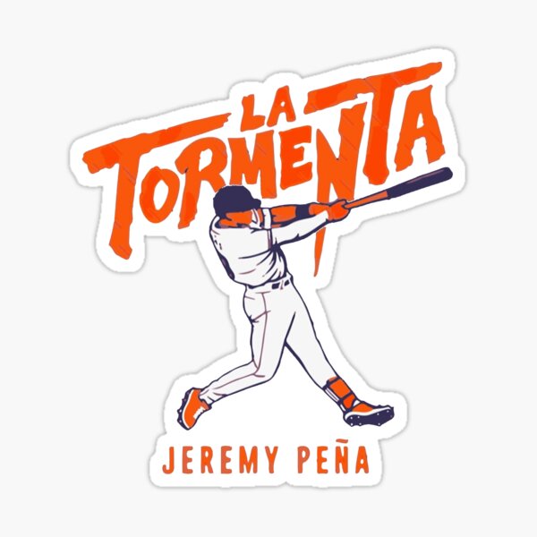 Jeremy Pena Heart Houston Astros Baseball Glossy Sticker Vinyl 