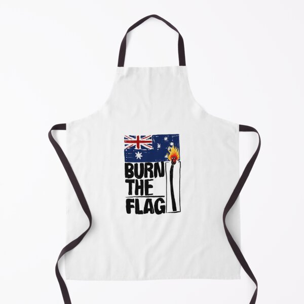 Item preview, Burn The Flag - Australia Day is a Good Day for Violence designed and sold by Pippin-cripple.