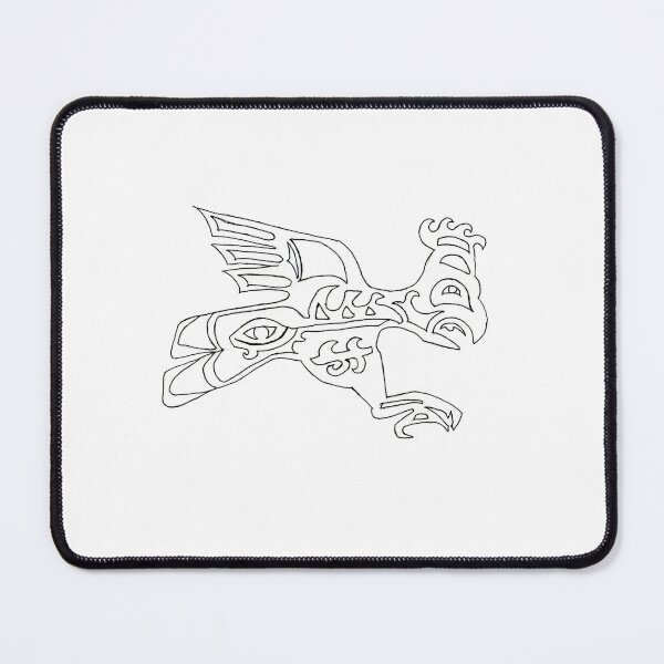 Item preview, Firebird Phoenix Thunderbird with Wings, Native American Style Sticker designed and sold by Naomi Gutierrez Parrish.