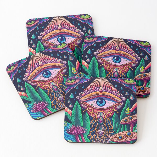 Item preview, Whimsical Magic Mushroom - Third Eye designed and sold by The Oracle of Surrealism Sublime Consciousness.