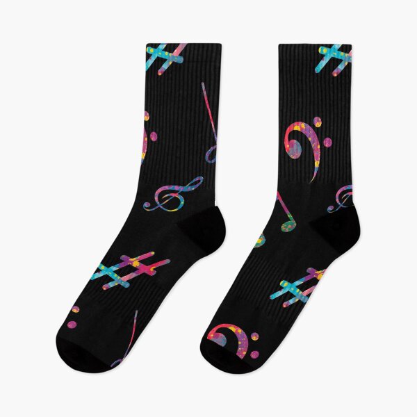 Item preview, Musical notes colorful pattern designed and sold by ArlacV.