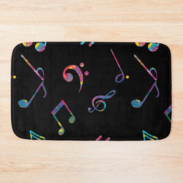Item preview, Musical notes colorful pattern designed and sold by ArlacV.
