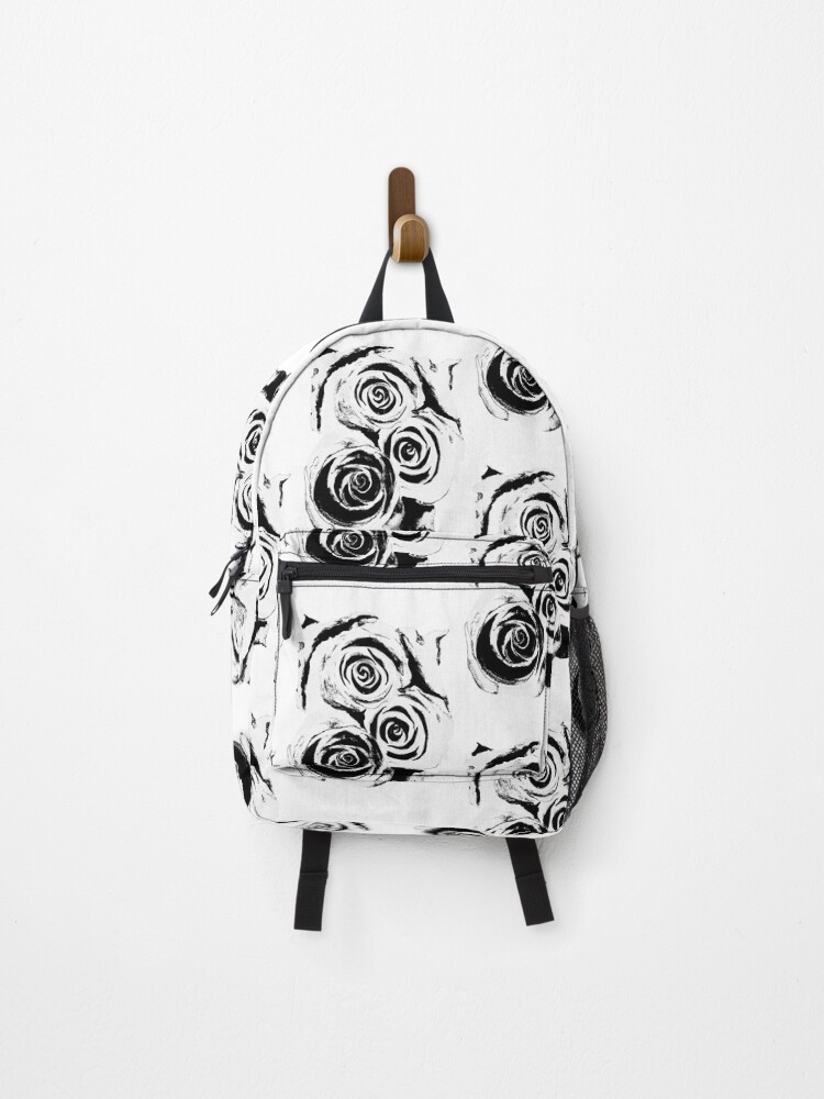 Thumbnail 1 of 3, Backpack, Abstract Rosey Roses designed and sold by JaanaDay.