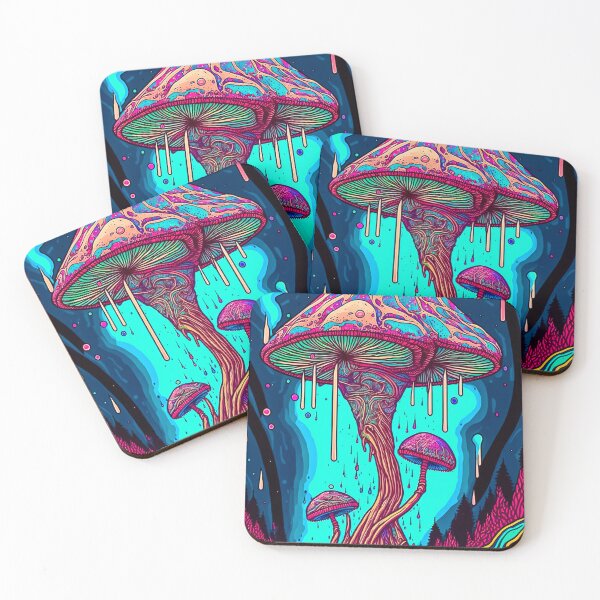 Item preview, Whimsical Magic Mushroom Forest designed and sold by The Oracle of Surrealism Sublime Consciousness.