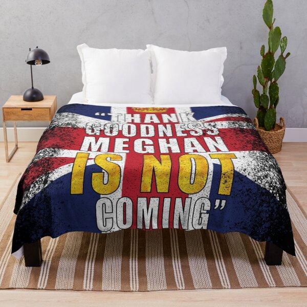 Item preview, Thank Goodness Meghan is Not Coming spray distressed designed and sold by Karo Art.