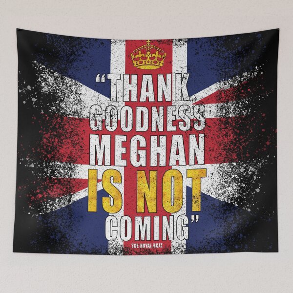 Item preview, Thank Goodness Meghan is Not Coming spray distressed designed and sold by Karo Art.