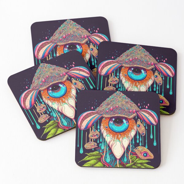 Item preview, Whimsical Magic Mushroom - Third Eye designed and sold by The Oracle of Surrealism Sublime Consciousness.