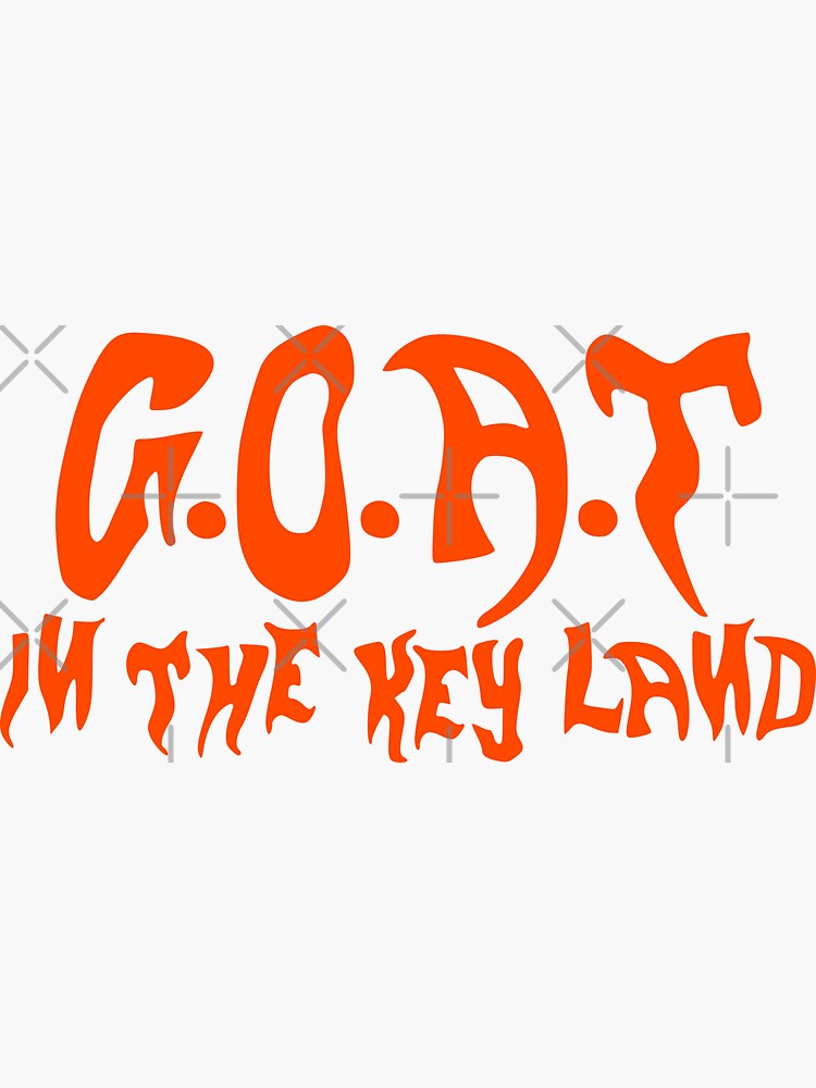 "Key G.O.A.T. In The Key Land Tour" Sticker for Sale by xenocene