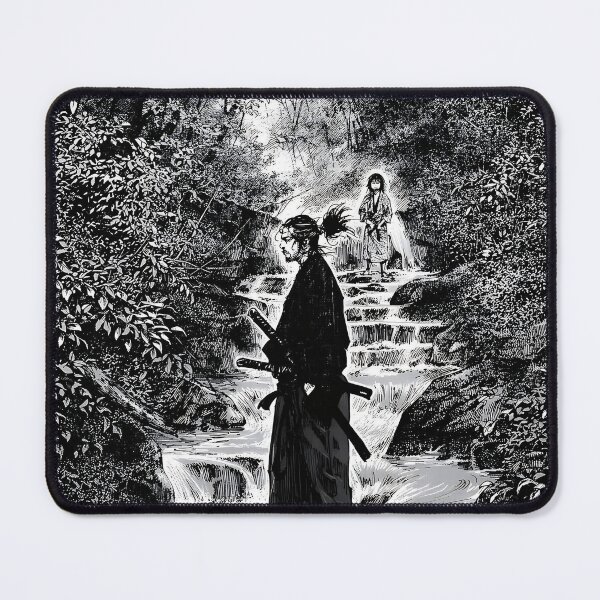 Aperçu de l'œuvre Vagabond Manga Miyamoto Musashi Esthétique Nature créée et vendue par WalkingPathShop.