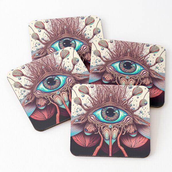 Item preview, Whimsical Magic Mushroom - Third Eye designed and sold by The Oracle of Surrealism Sublime Consciousness.