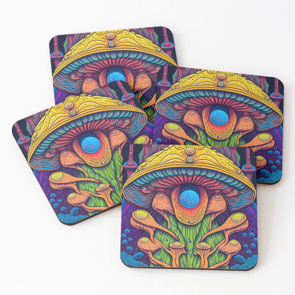 Item preview, Whimsical Magic Mushroom Forest designed and sold by The Oracle of Surrealism Sublime Consciousness.