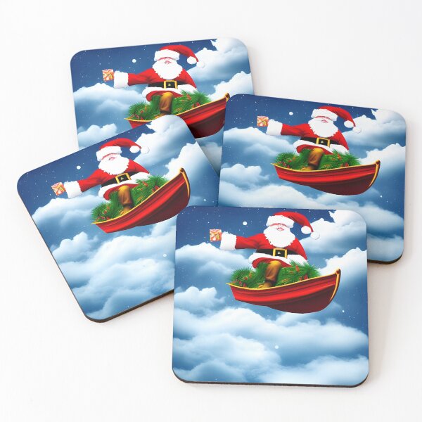 Item preview, Santa Claus Riding a Boat designed and sold by Sapphire07.