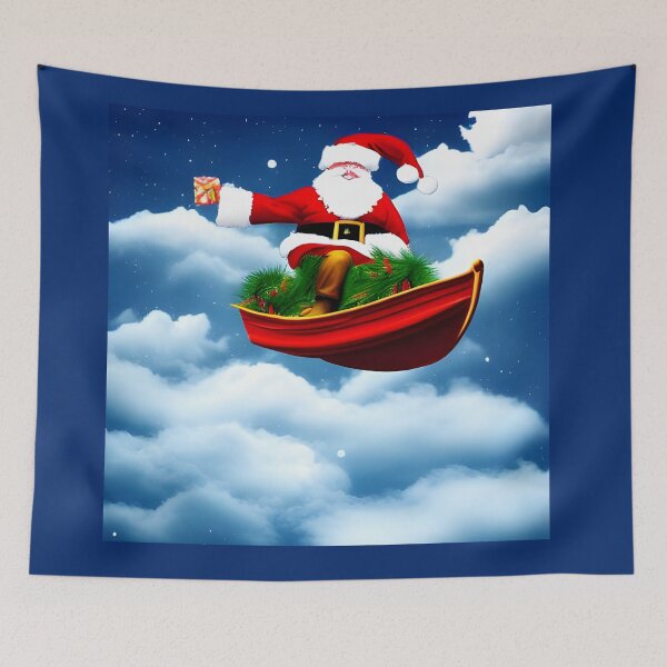 Item preview, Santa Claus Riding a Boat designed and sold by Sapphire07.