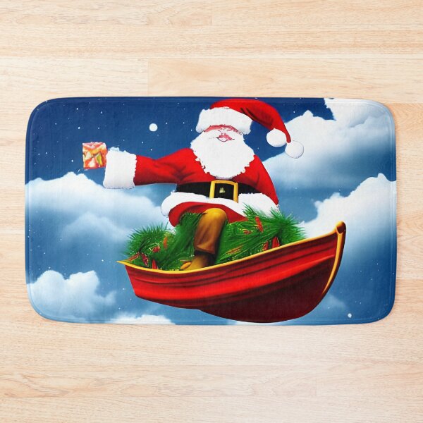 Item preview, Santa Claus Riding a Boat designed and sold by Sapphire07.