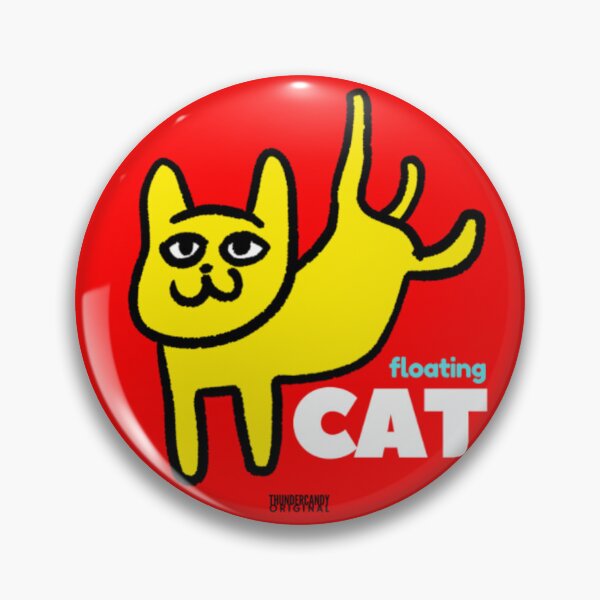 Item preview, floating cat designed and sold by thundercandy.