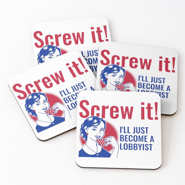 Item preview, Become a lobbyist Washington DC (woman) designed and sold by WonderfullyDC.