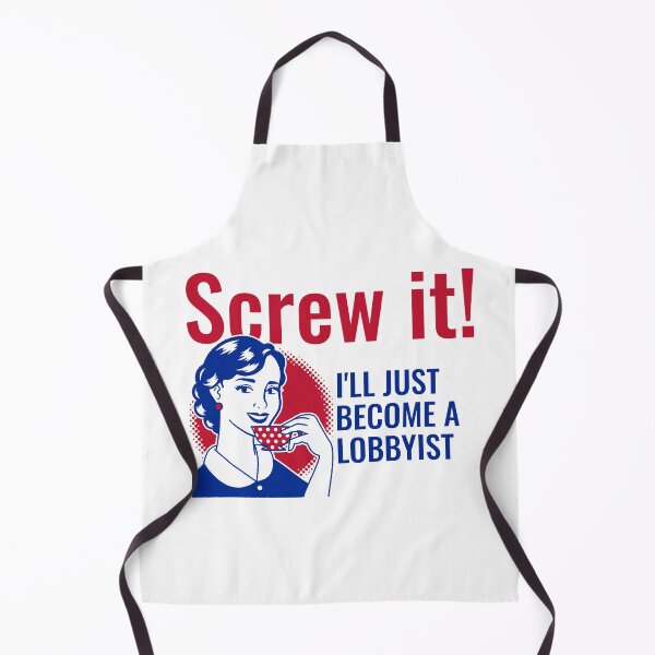 Item preview, Become a lobbyist Washington DC (woman) designed and sold by WonderfullyDC.