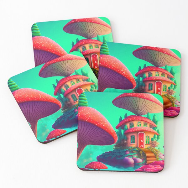 Item preview, Whimsical Magic Mushroom Forest designed and sold by The Oracle of Surrealism Sublime Consciousness.