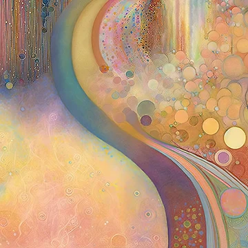 Imagen de la obra Abstract Digital Paintings de ThinkFun! Design