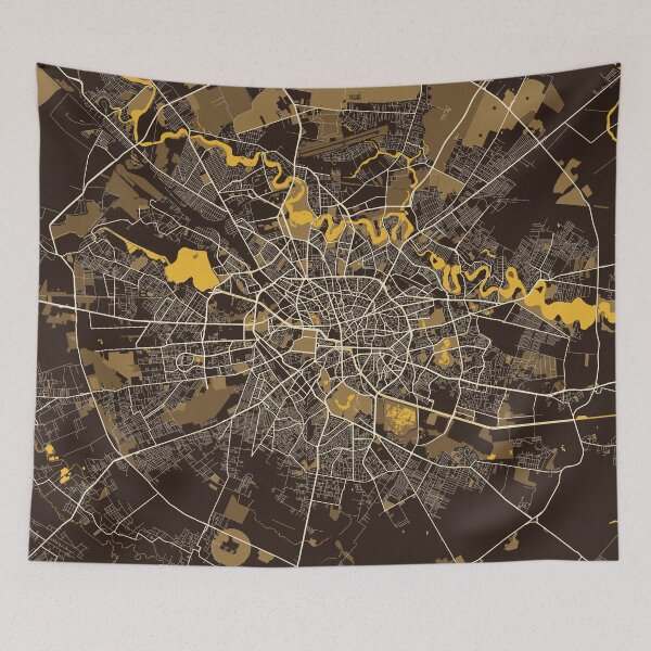 Item preview, Bucharest City Map of Romania - Pastel designed and sold by deMAP.