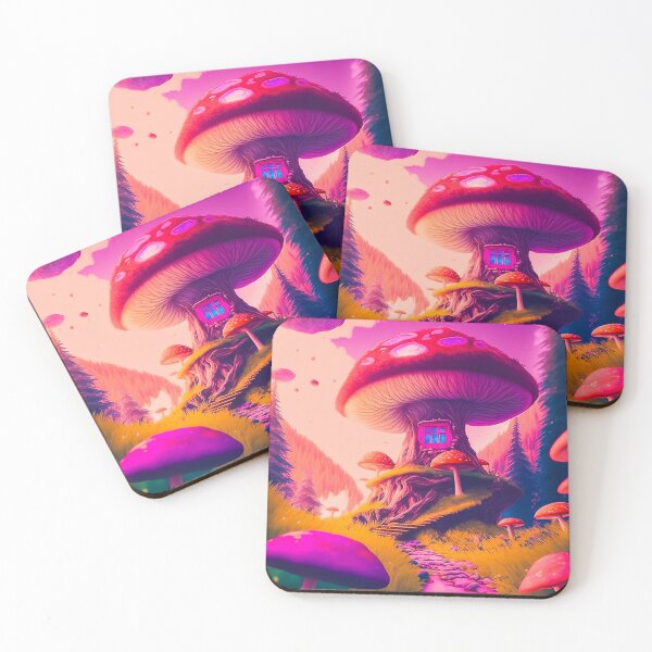 Item preview, Whimsical Magic Mushroom Forest designed and sold by The Oracle of Surrealism Sublime Consciousness.