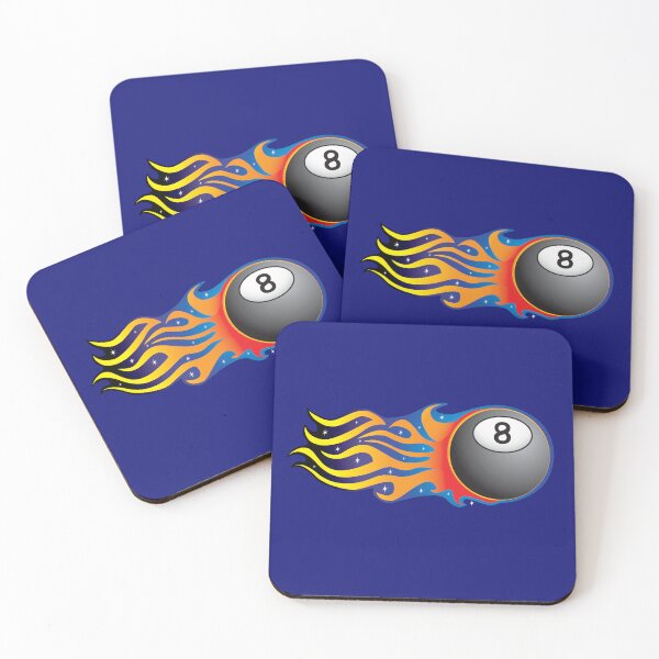 Item preview, Flaming Eight Ball designed and sold by Karen Wood.