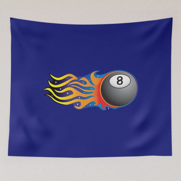 Item preview, Flaming Eight Ball designed and sold by Karen Wood.