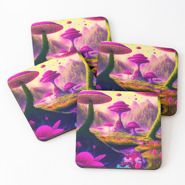 Item preview, Whimsical Magic Mushroom Forest designed and sold by The Oracle of Surrealism Sublime Consciousness.