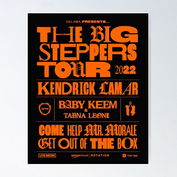 Kendrick Lamar Mr. Morale & The Big Steppers Poster – Kendrick Lamar  Merchandise - Mr Morale & the Big Steppers