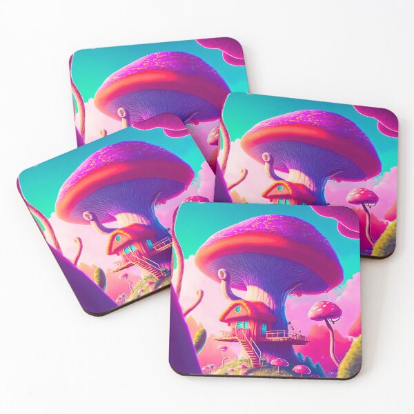 Item preview, Whimsical Magic Mushroom Forest designed and sold by The Oracle of Surrealism Sublime Consciousness.