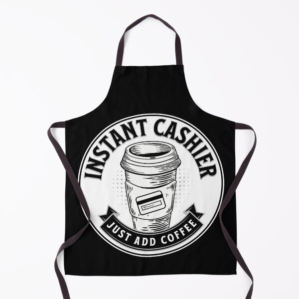 Item preview, Instant Cashier Just Add Coffee designed and sold by TheButtonCrew.