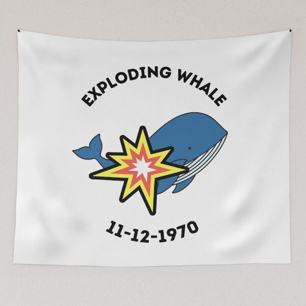 Item preview, Exploding Whale Commemorative designed and sold by Kelly McNabb.