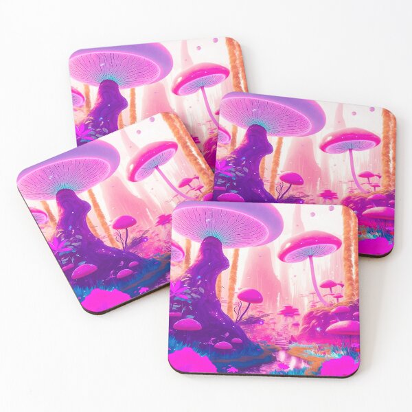 Item preview, Whimsical Magic Mushroom Forest designed and sold by The Oracle of Surrealism Sublime Consciousness.