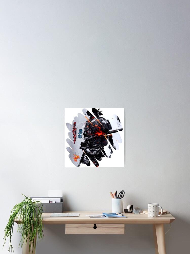 Japanese Samurai Back View-Samurai武士魂