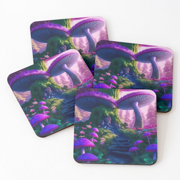 Item preview, Whimsical Magic Mushroom Forest designed and sold by The Oracle of Surrealism Sublime Consciousness.