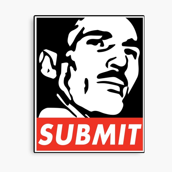 Helio Gracie Submit Canvas Print