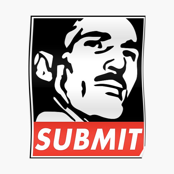 Helio Gracie Submit Poster