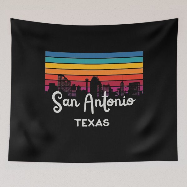 Item preview, San Antonio Texas Vintage Skyline designed and sold by MrEddie10.