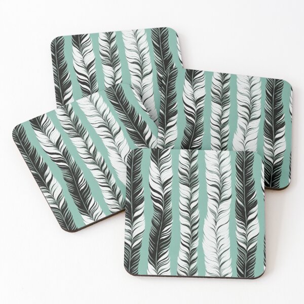 Item preview, Feathered Stripes designed and sold by crystalliora.