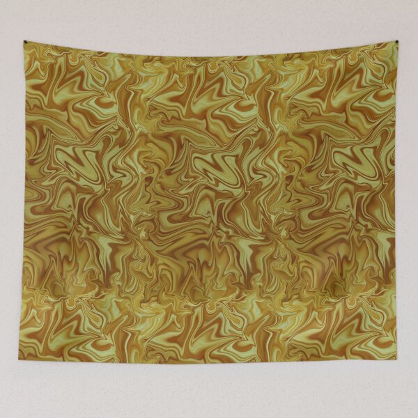 Item preview, Cool golden like liquify pattern, complex abstract art  designed and sold by Karo Art.